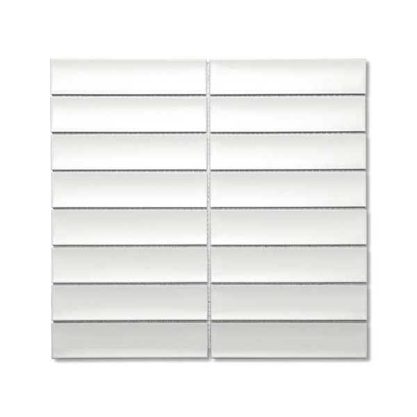 32131S White Bamboo - Cerdomus Tile Studio Quality Tiles - October 26, 2022 32.5x145 White Bamboo Mosaic Matt A2920VEN