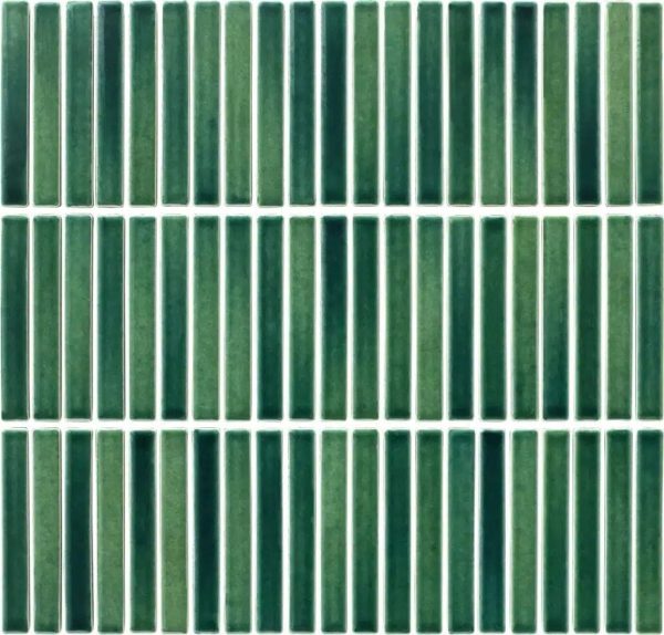 Fm1017 - Cerdomus Tile Studio Quality Tiles - October 10, 2023 284x295mm 12x92mm Stackbond Finger Mosaic Bamboo Forest FM1017
