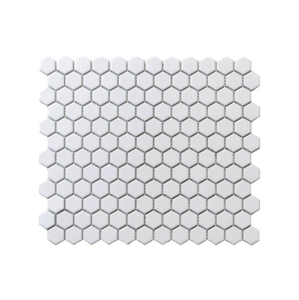 G202WH image - Cerdomus Tile Studio Quality Tiles - April 18, 2023 30.3x26.3x2.5 White Gloss Hexagon G202WH