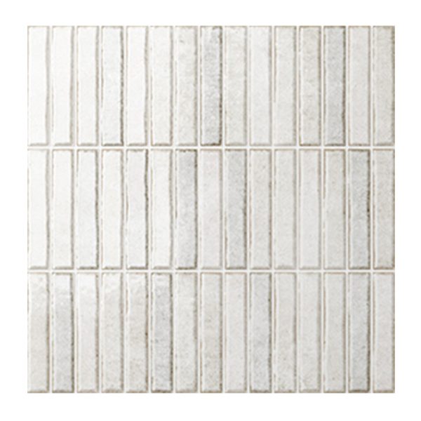 H8B3A 112 - Cerdomus Tile Studio Quality Tiles - July 1, 2023 14x100 Riva Kit Kat Rice White Gloss Finger H8B3A-112