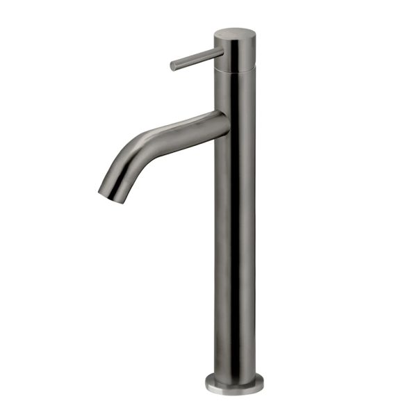 MB03XL.01 PVDGM - Cerdomus Tile Studio Quality Tiles - October 18, 2022 Piccola Tall Basin Mixer Tap With 130MM Spout - Shadow MB03XL.01-PVDGM