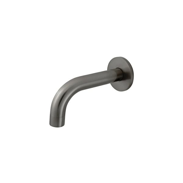 MS05 130 PVDGM - Cerdomus Tile Studio Quality Tiles - October 19, 2022 Universal Round Curved Spout 130MM - Shadow MS05-130-PVDGM