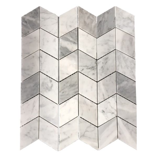 Y2174H - Cerdomus Tile Studio Quality Tiles - December 17, 2022 50x60x10 Chevron Carrara Honed Y2174H