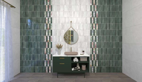dream green lifestyle - Cerdomus Tile Studio Quality Tiles - October 10, 2023 60x250 Dream Green Matt 130DREAMGREEN